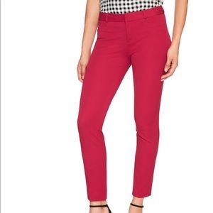 Raspberry Banana Republic Sloan Ankle Pants 00S